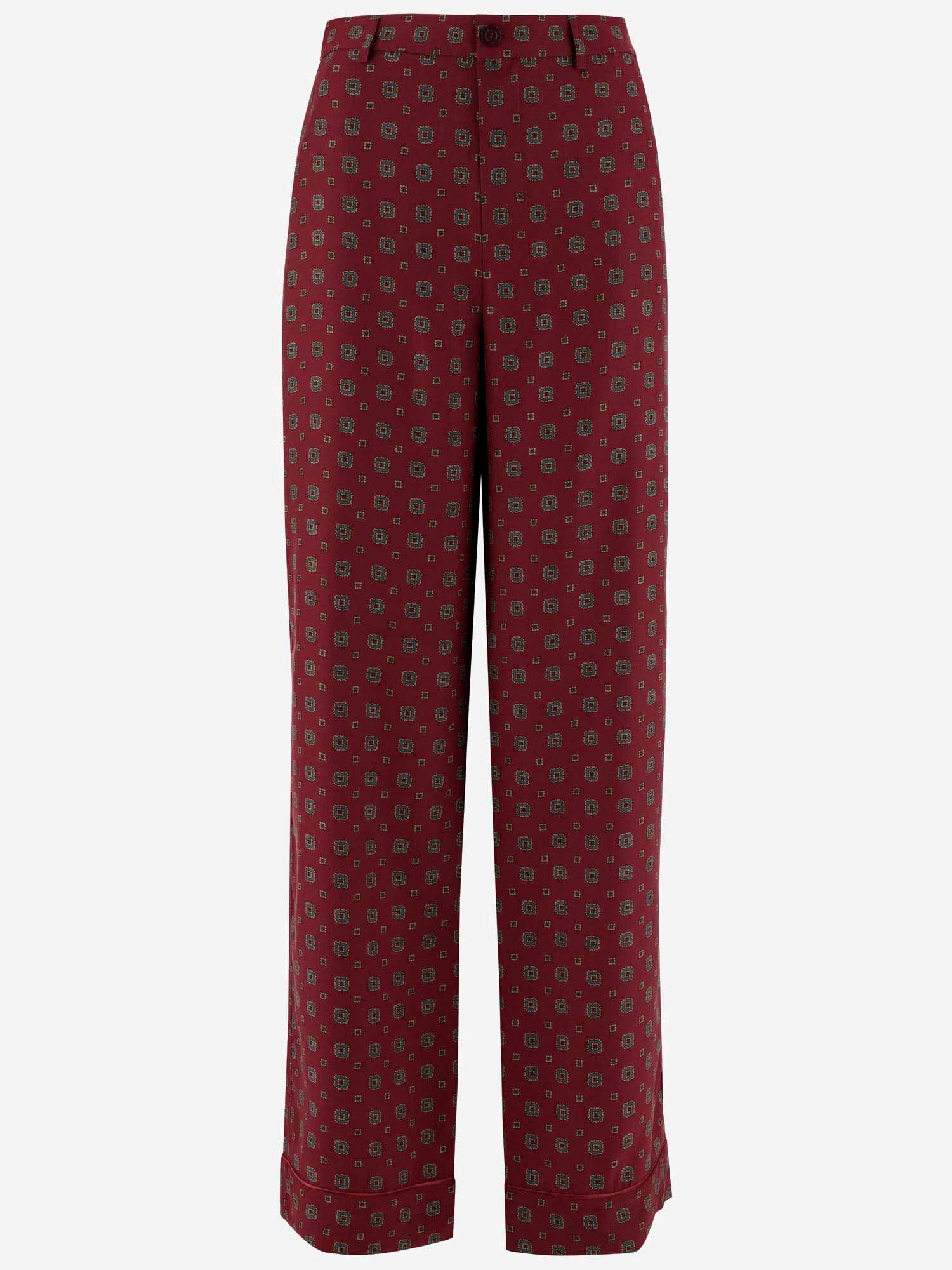 moschino patterned pants