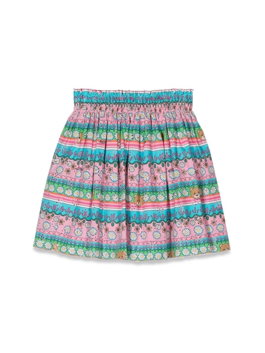 moschino patterned skirt