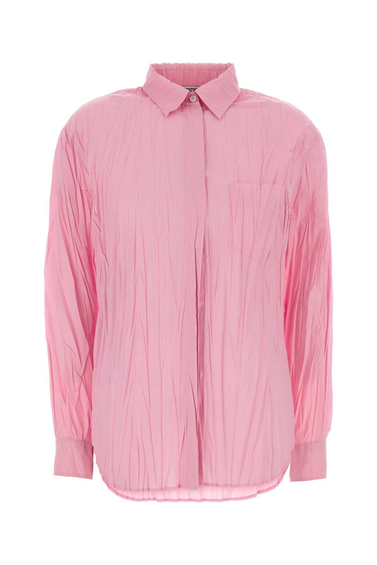 moschino pink jersey shirt