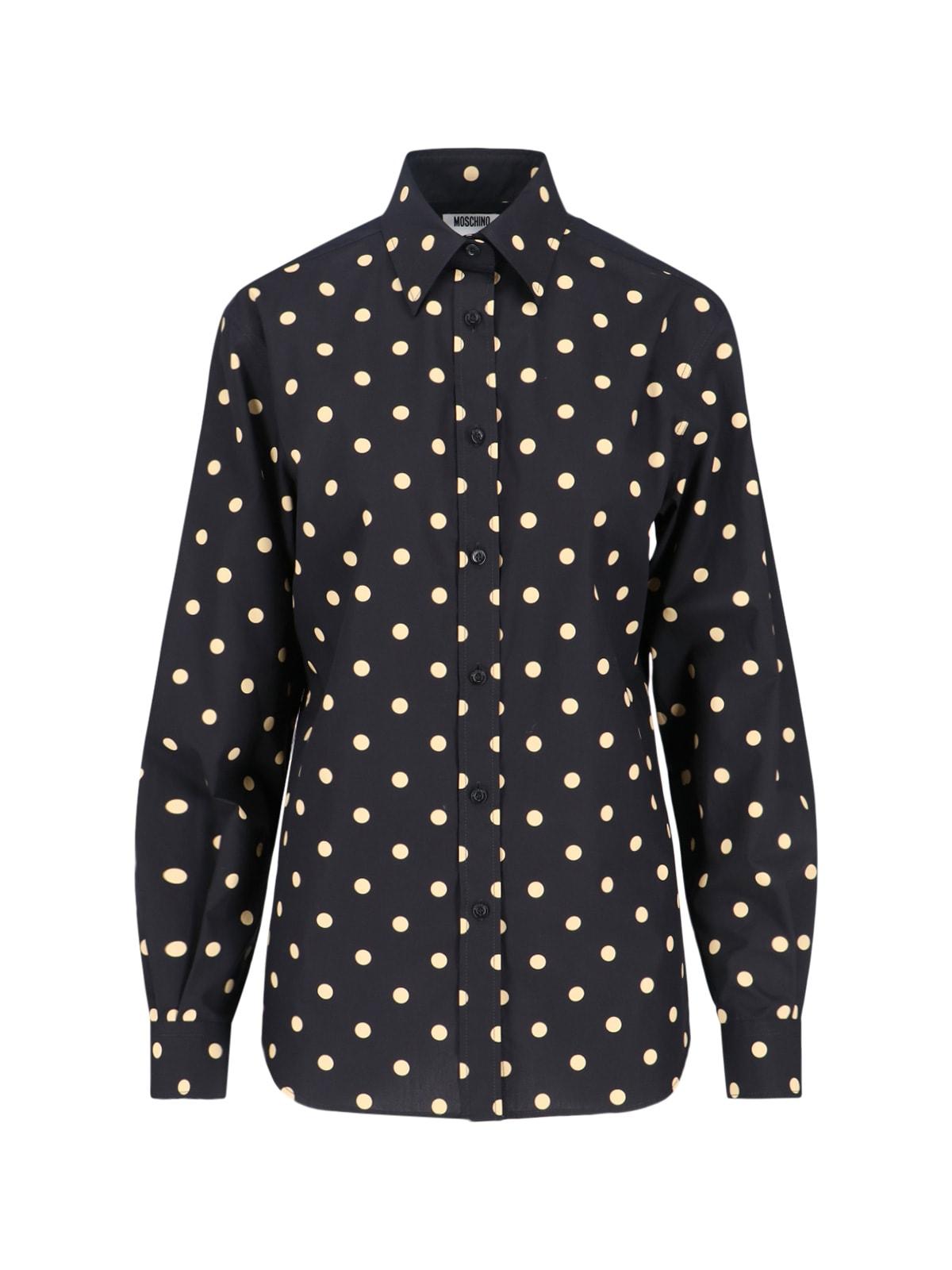 moschino polka dot shirt