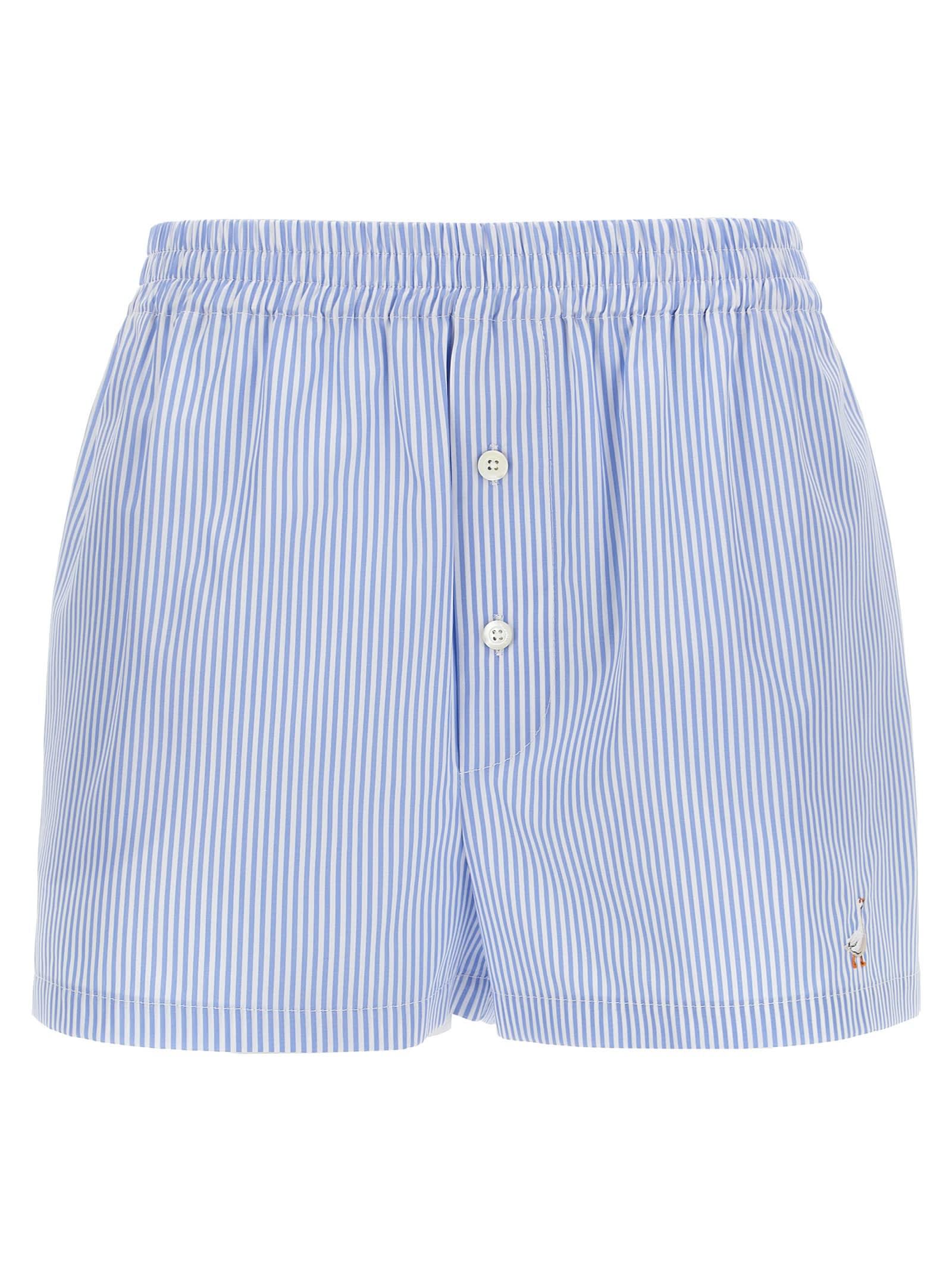 moschino poplin shorts
