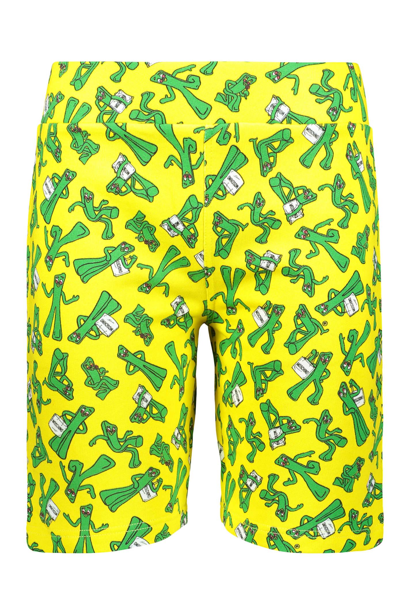 moschino printed sweatshorts