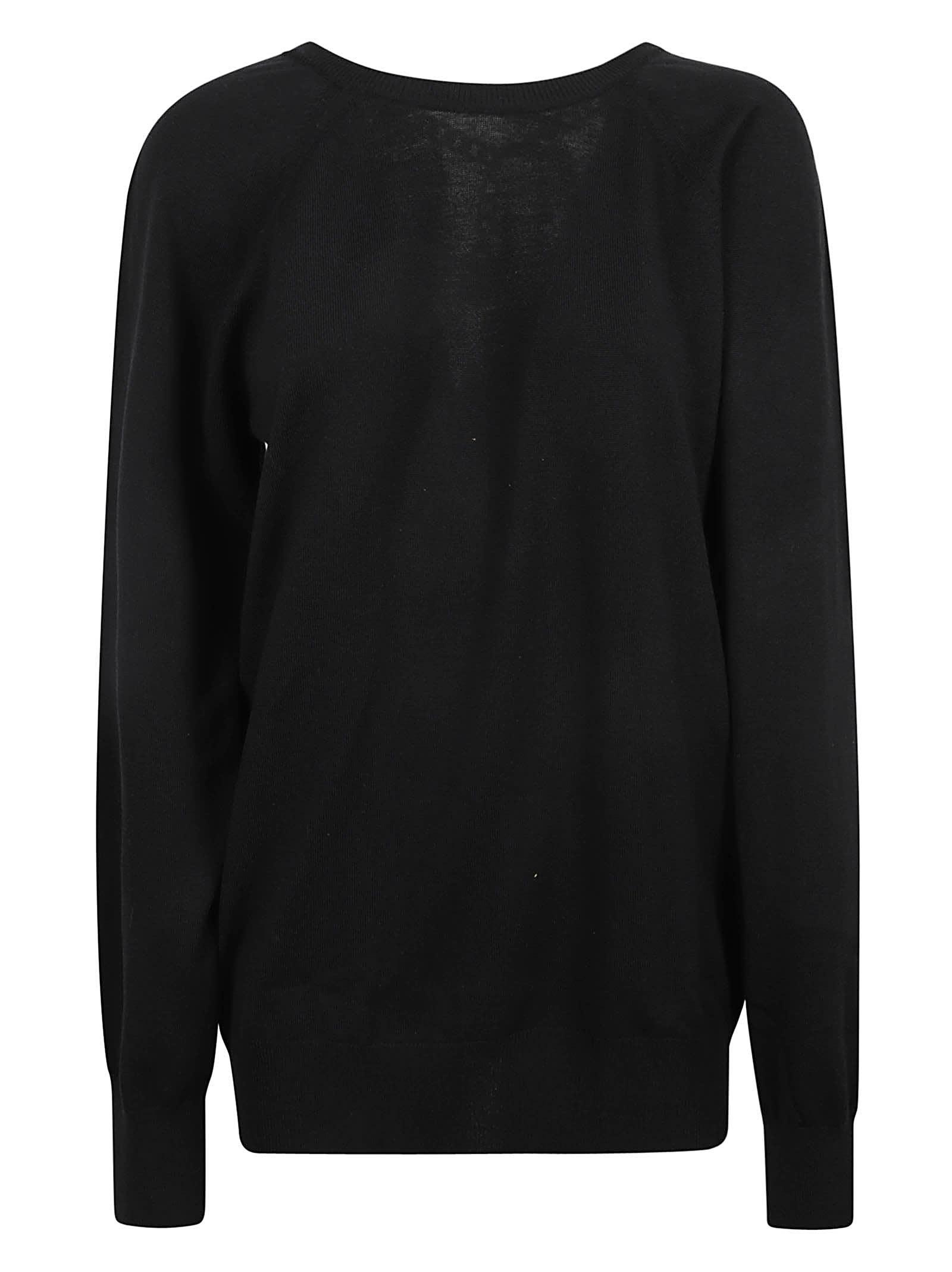 moschino round neck sweater