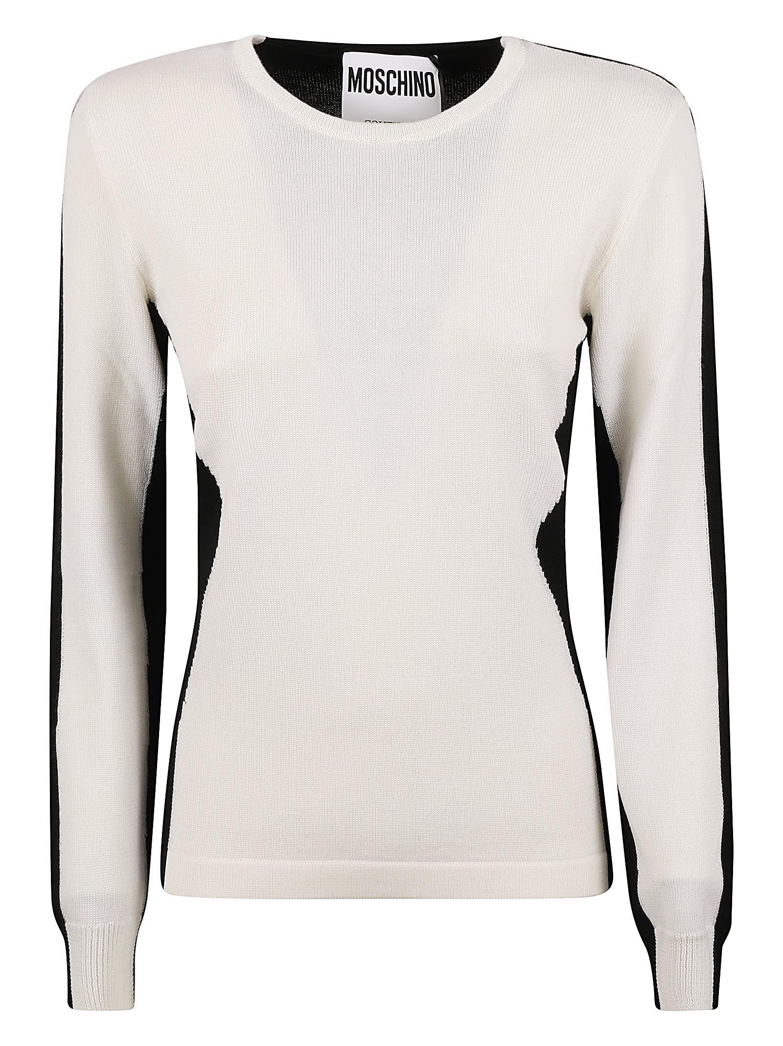 moschino round neck sweater
