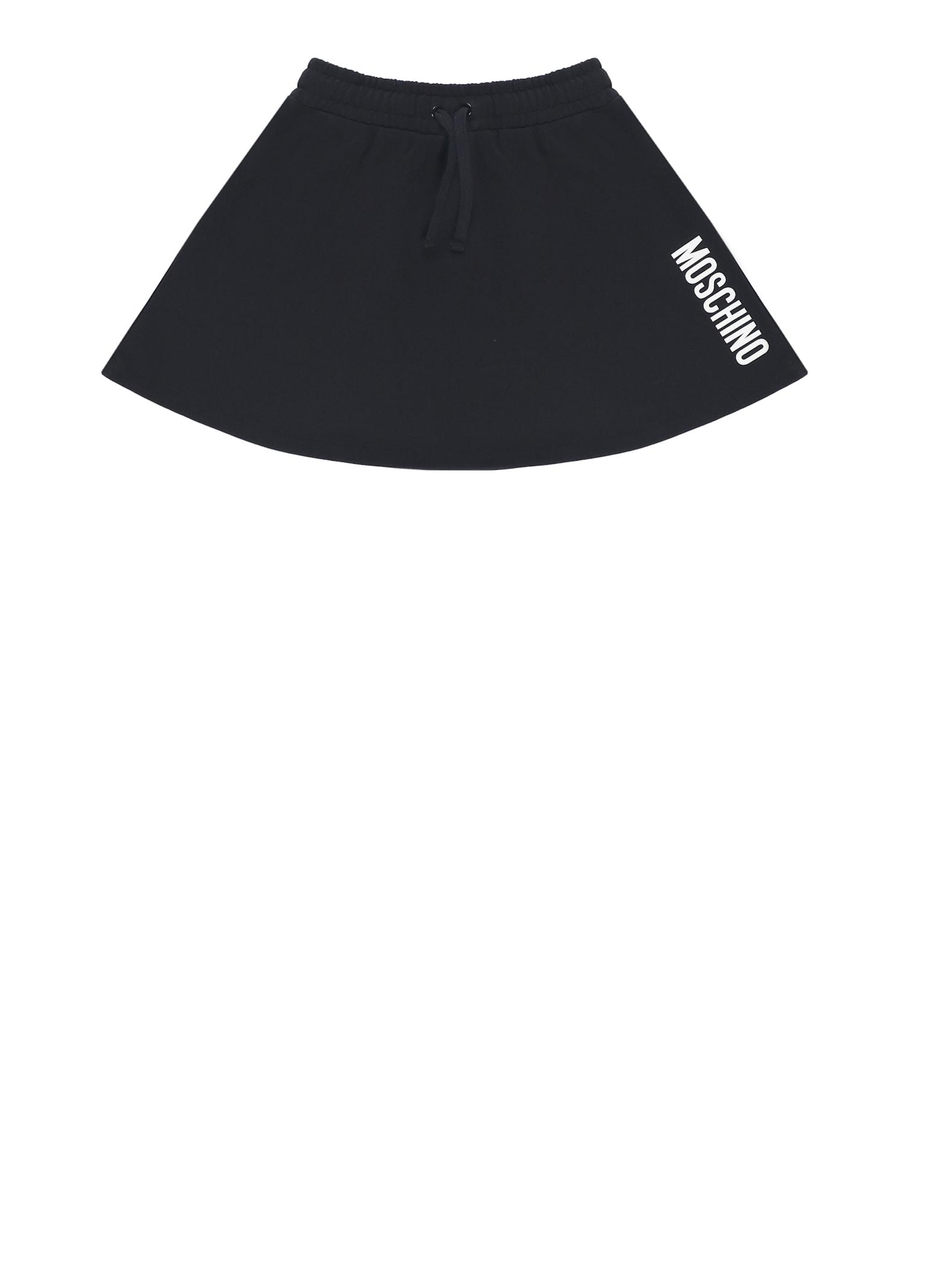 moschino skirt with logo