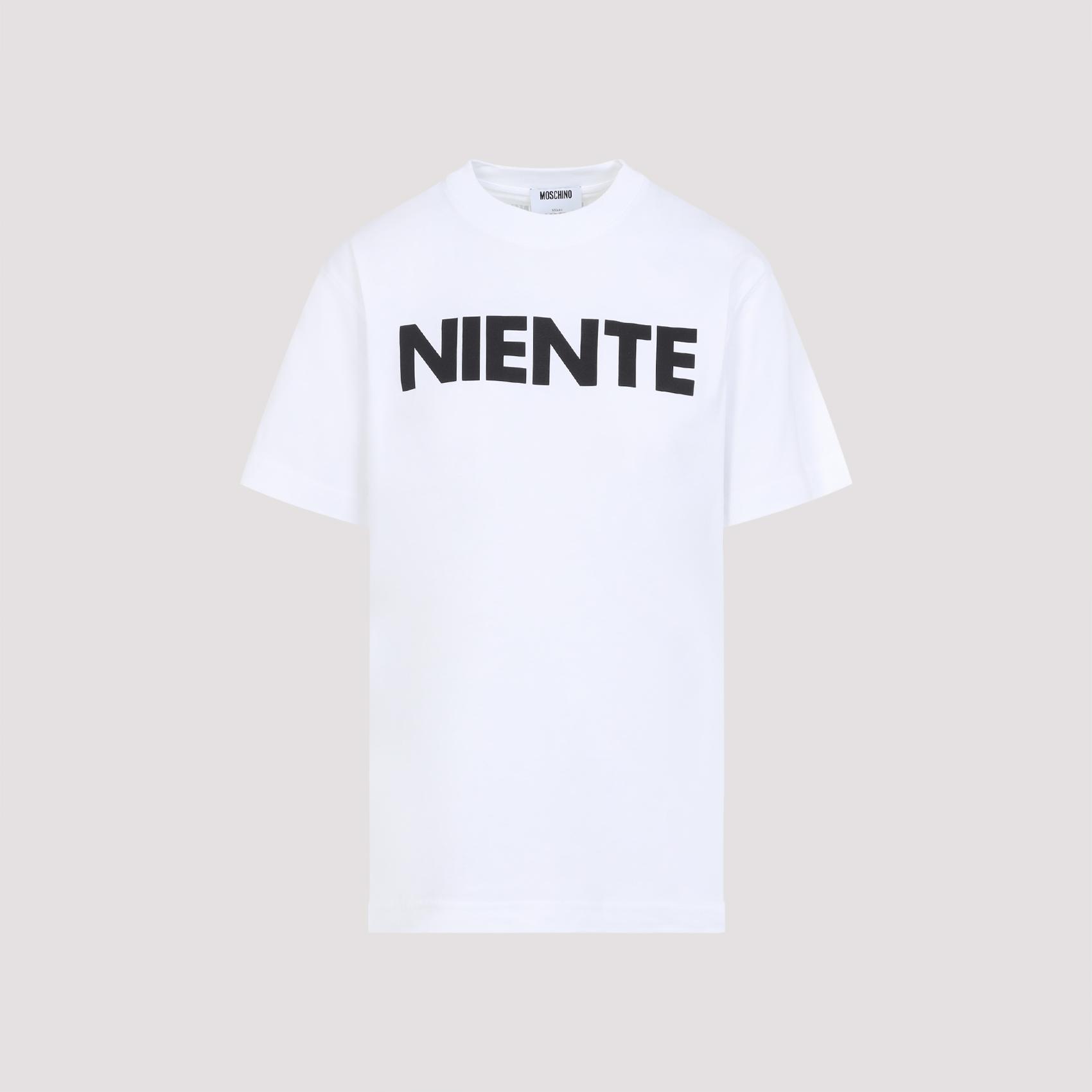 moschino t-shirt white cotton tshirt - women