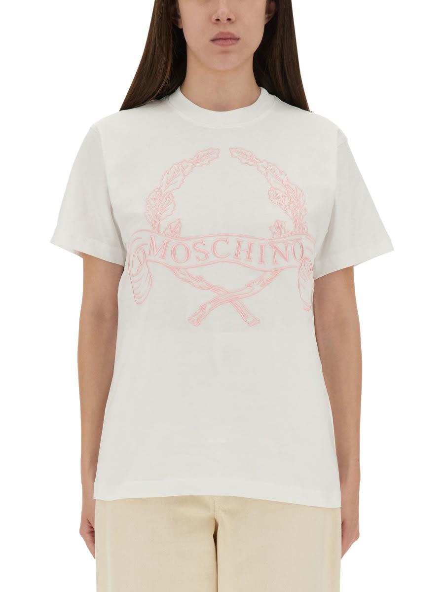 moschino t-shirt with embroidery