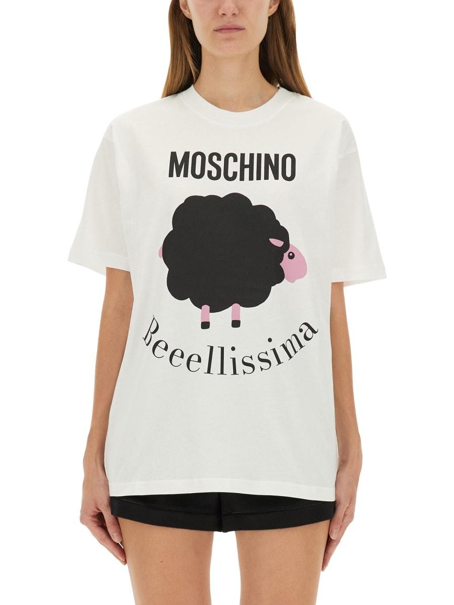 moschino t-shirt with print