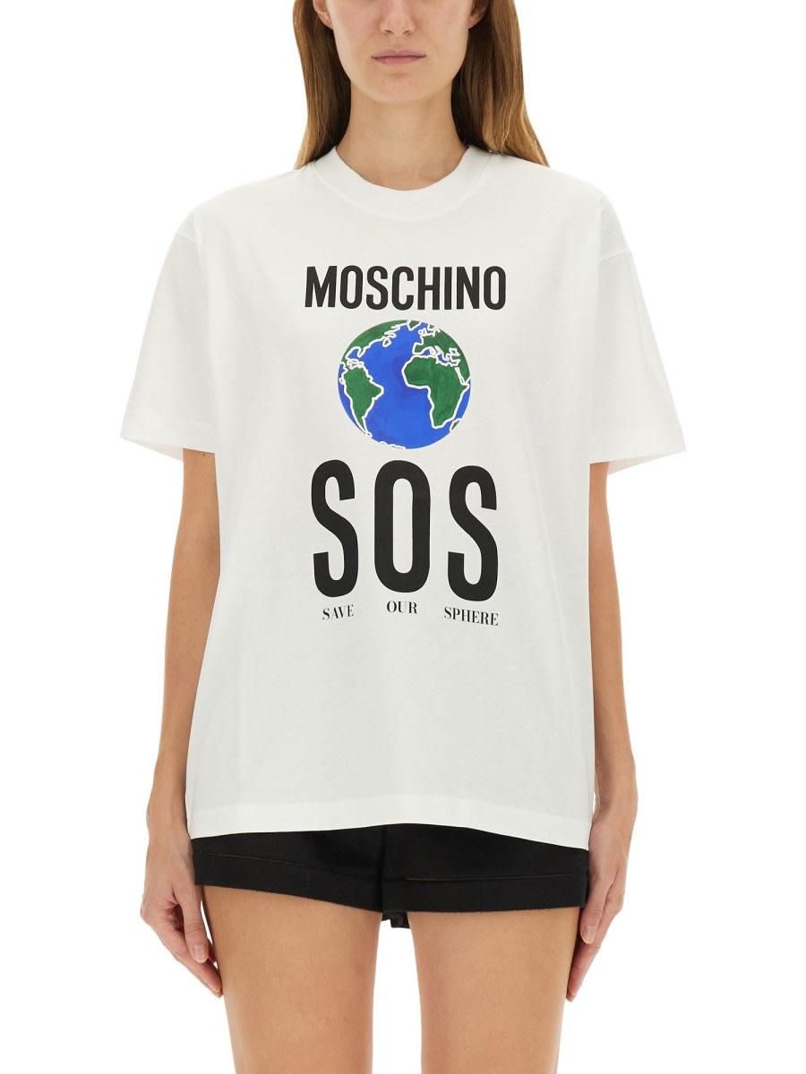 moschino t-shirt with print