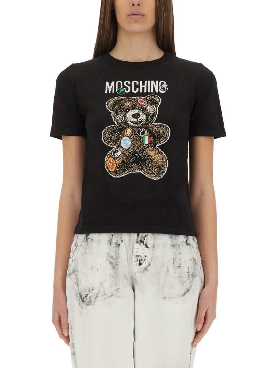 moschino teddy bear sweater
