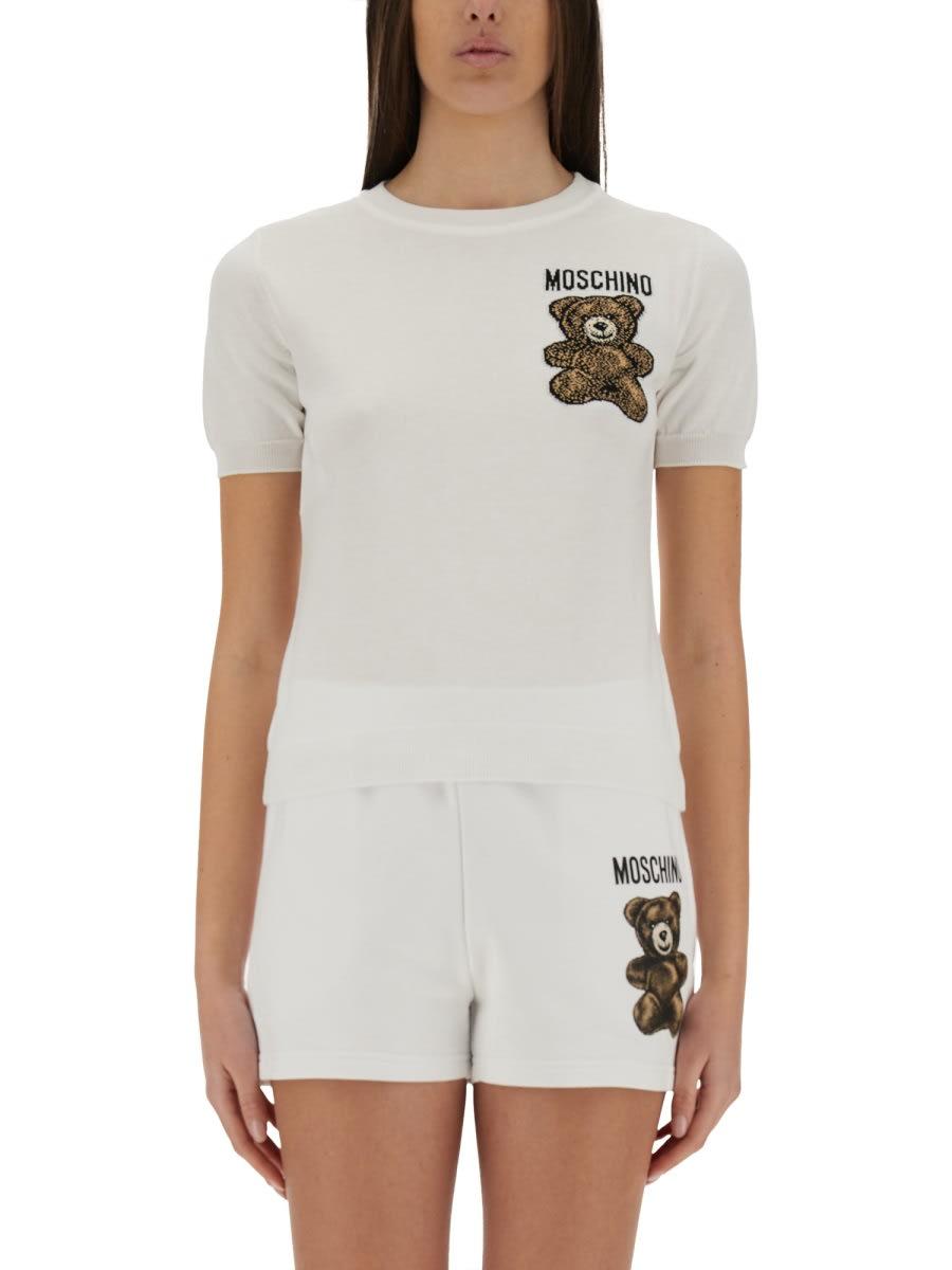 moschino teddy bear sweater