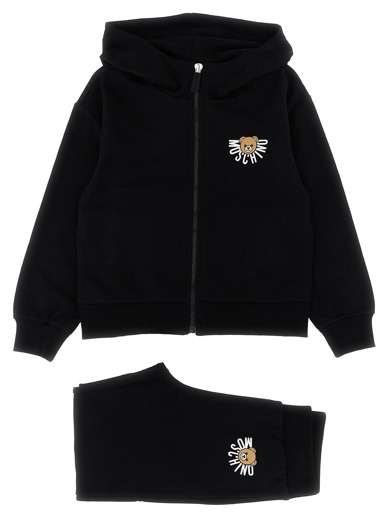 moschino teddy bear sweatshirt + joggers set