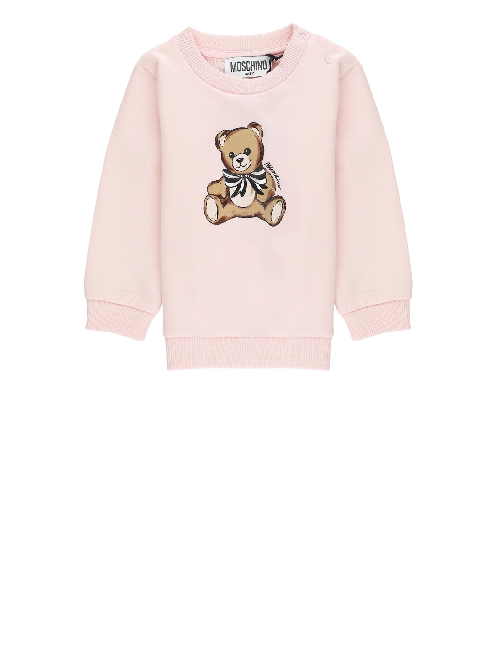 moschino teddy bear sweatshirt