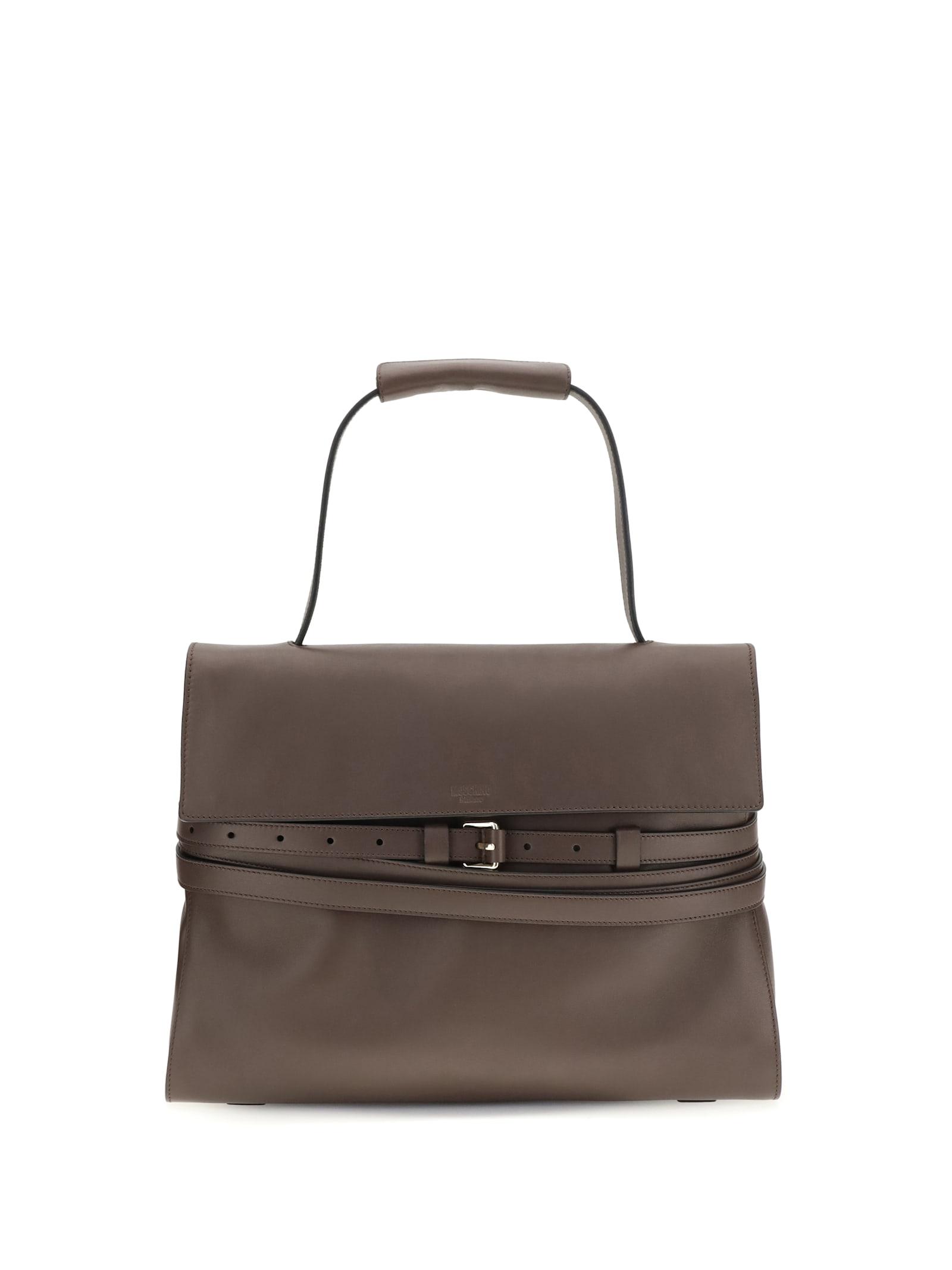 moschino tie me medium handbag