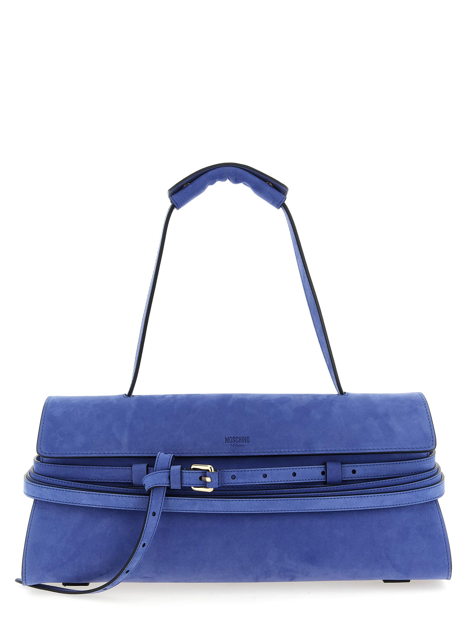 moschino tie me shoulder bag