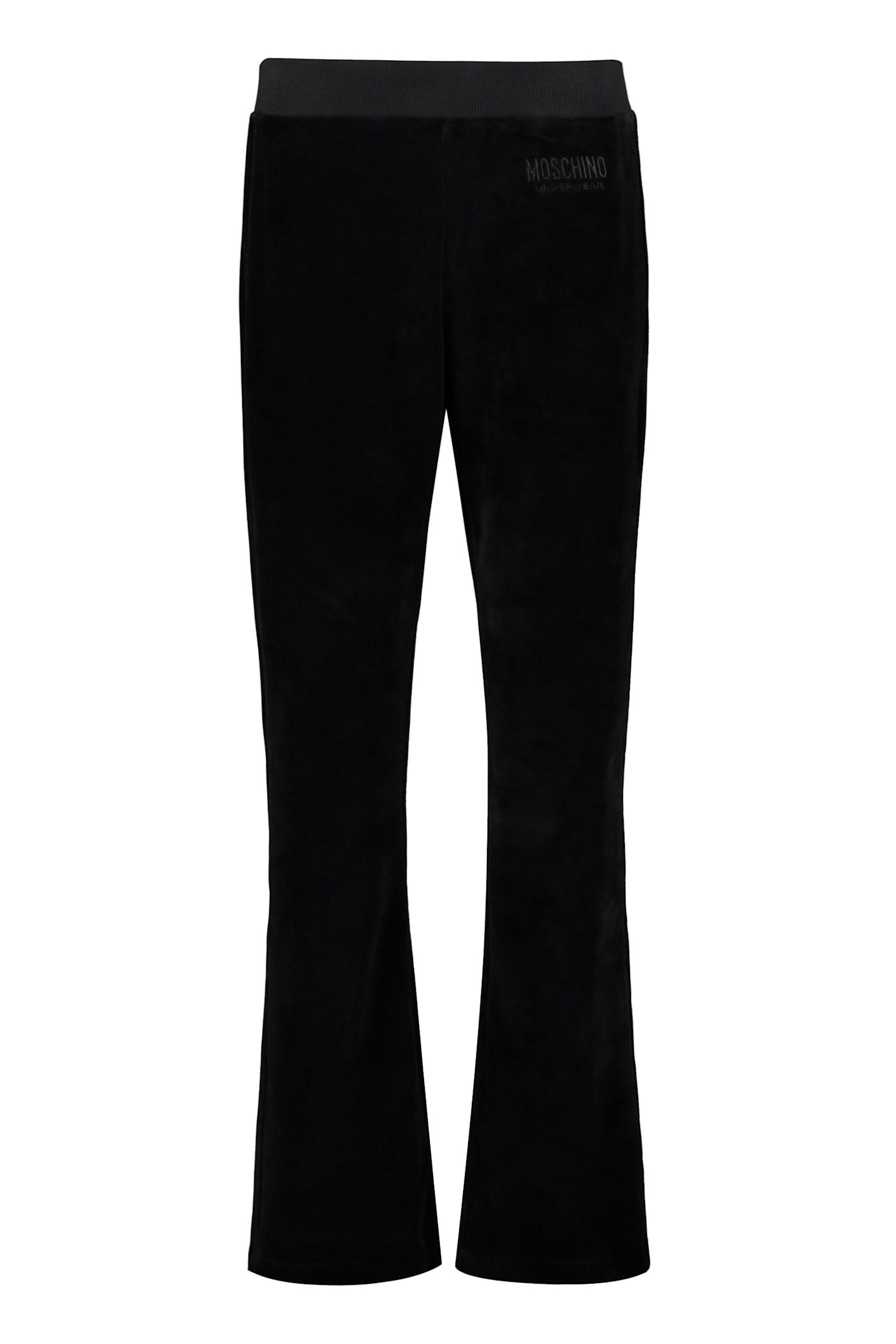moschino velvet trousers