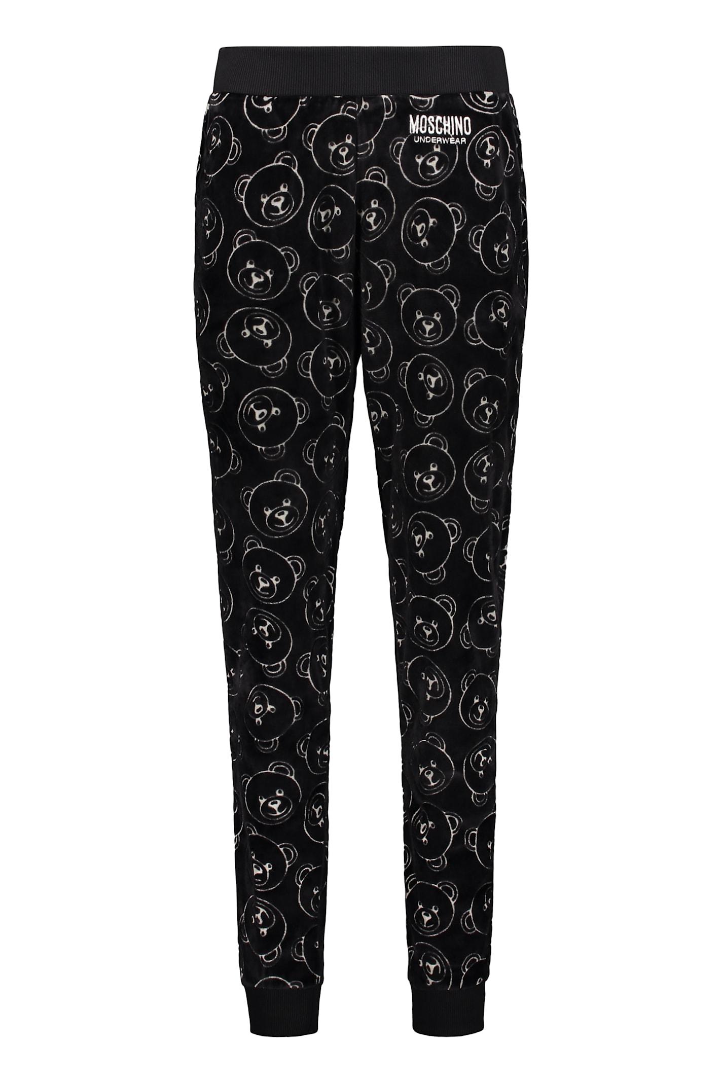 moschino velvet trousers