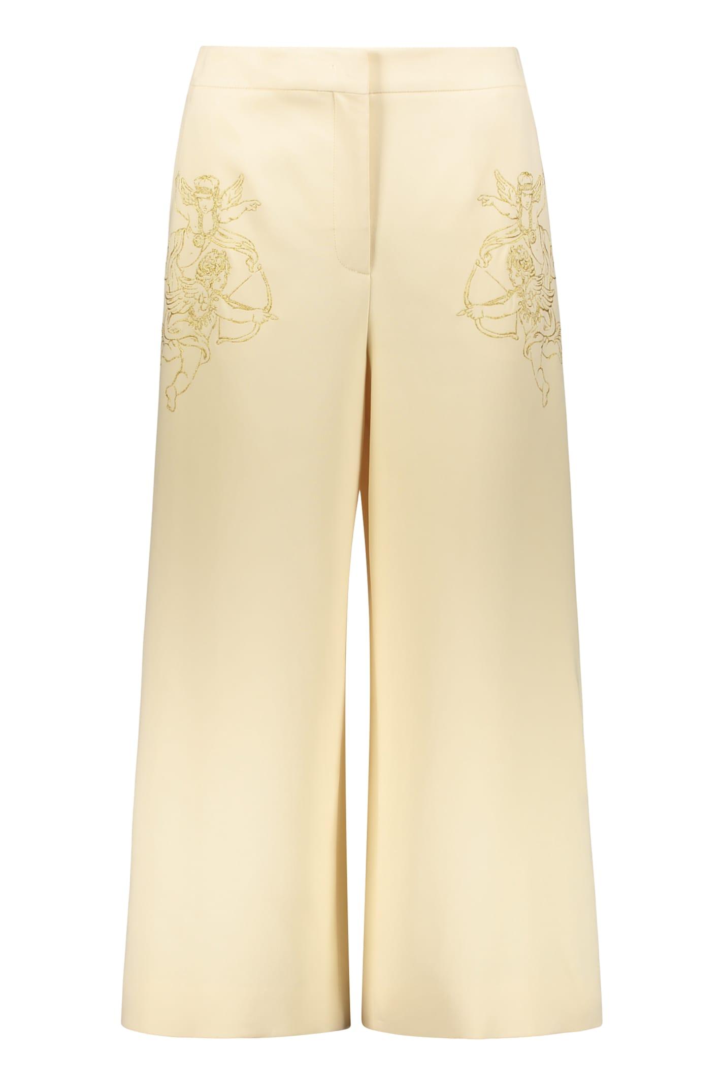 moschino wide leg trousers