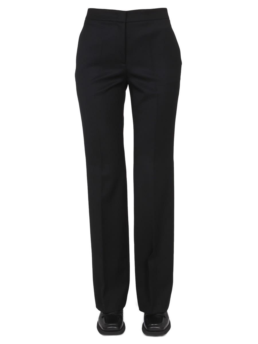 moschino wool grain de poudre pants