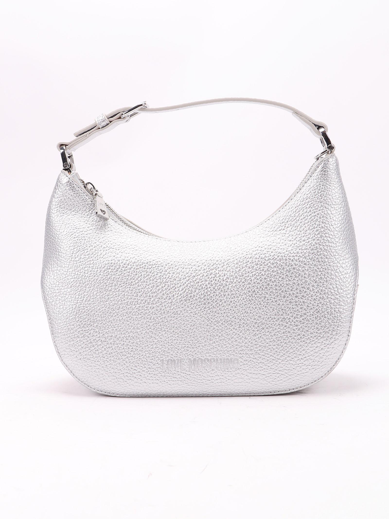 moschinolove giant metallic polyurethane bag - women