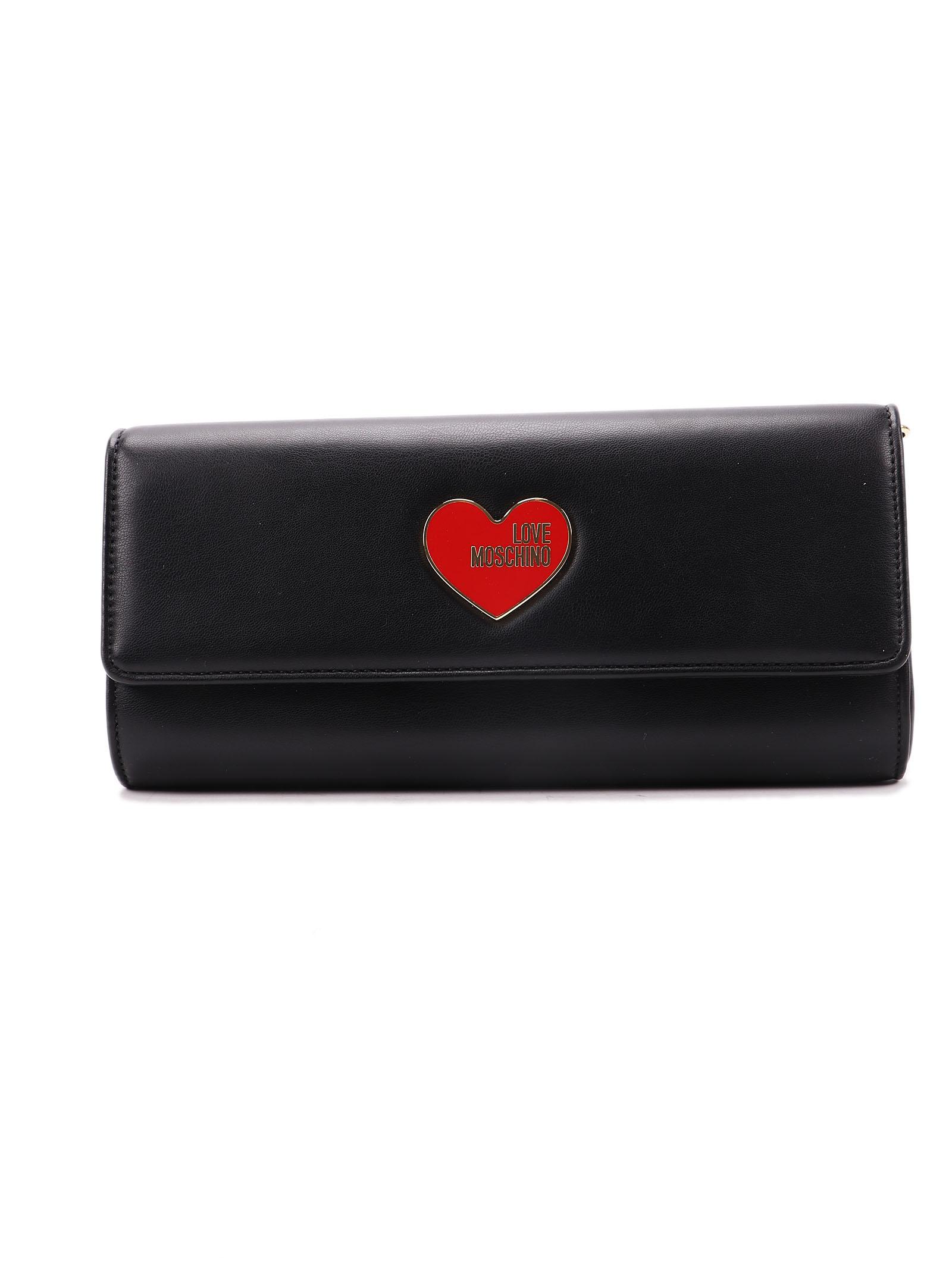 moschinolove smart daily bag black polyurethane - women