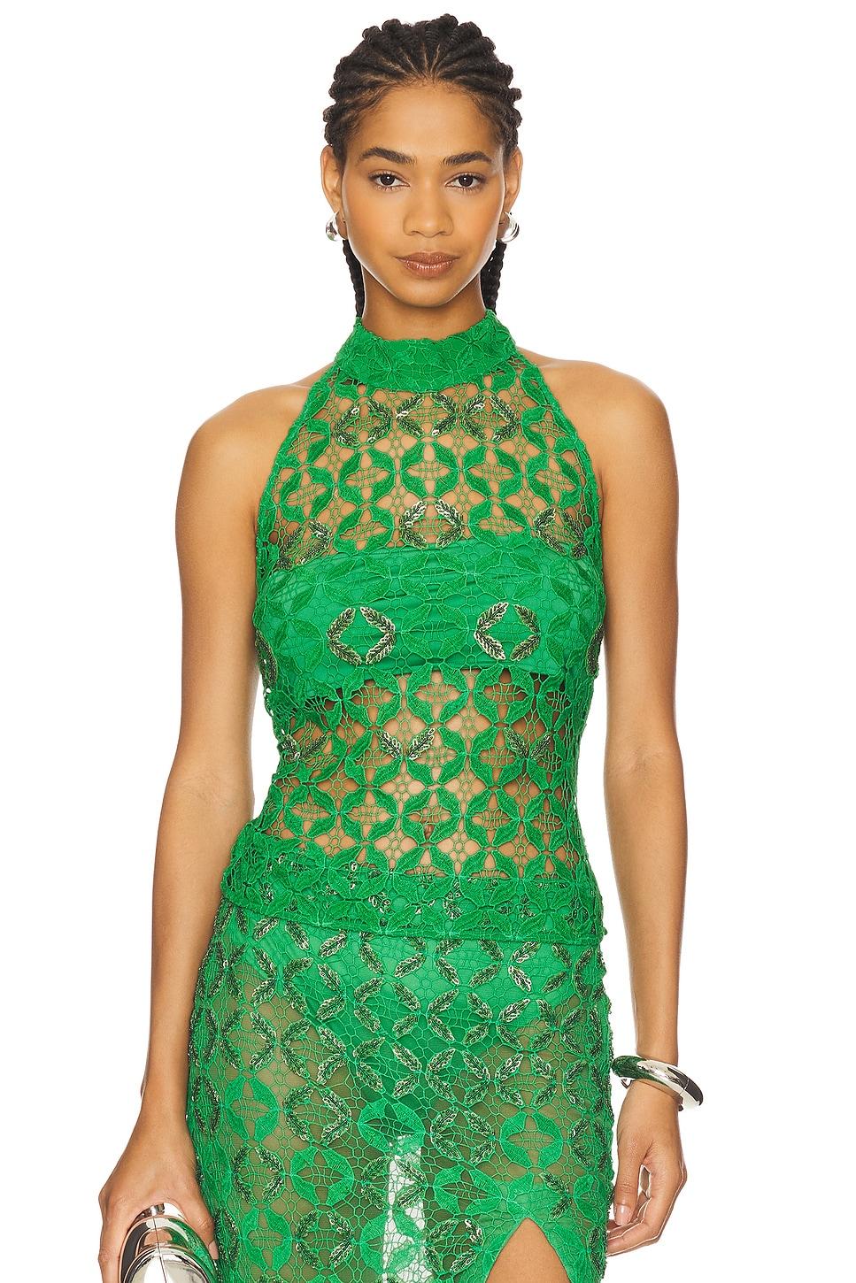 mossy meadow halter top