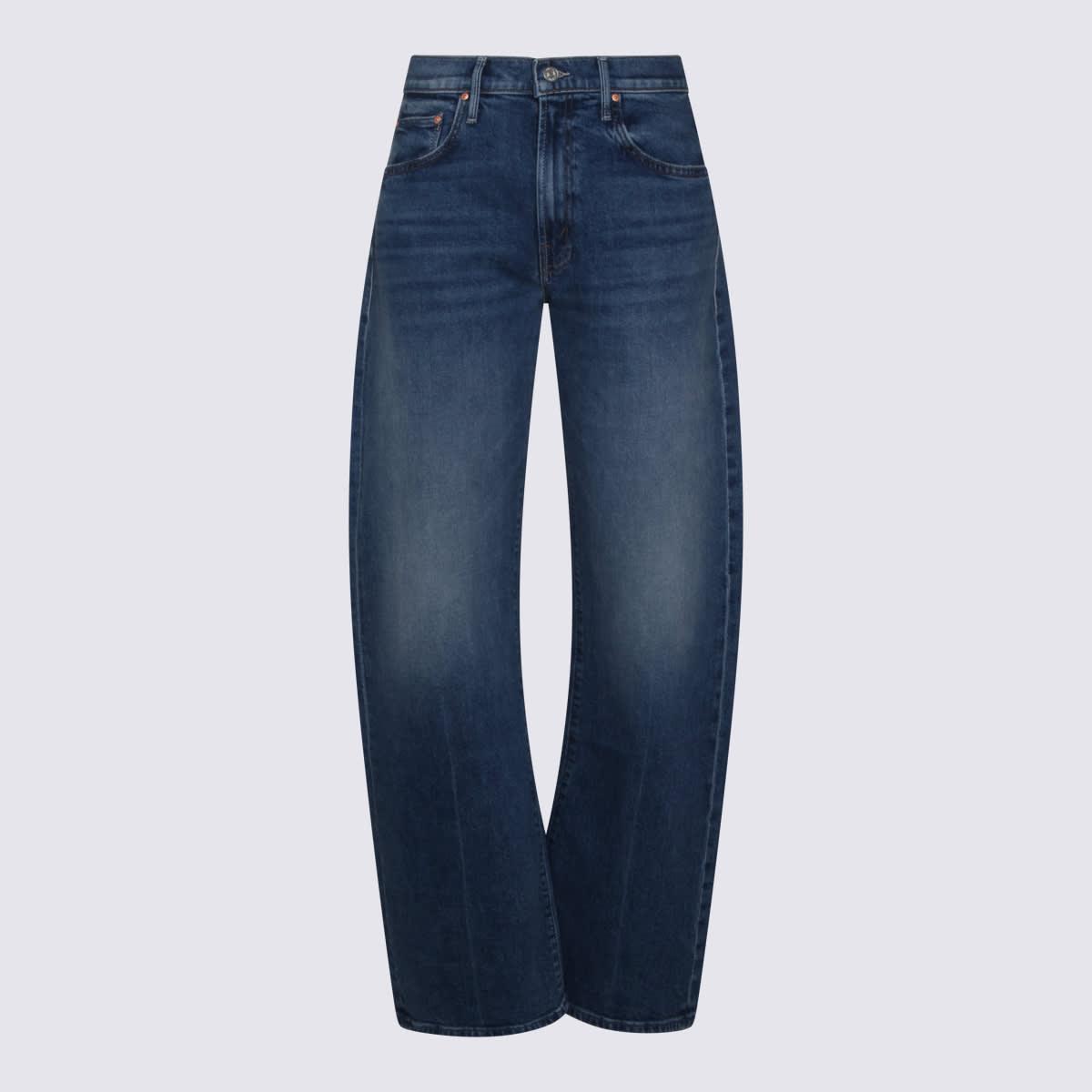 mother blue cotton jeans