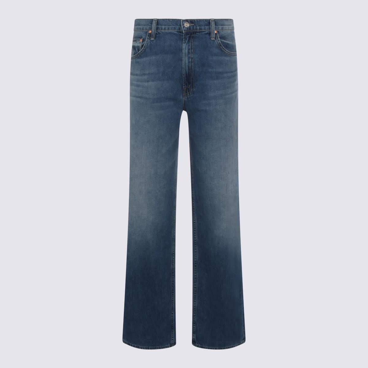 mother blue cotton jeans