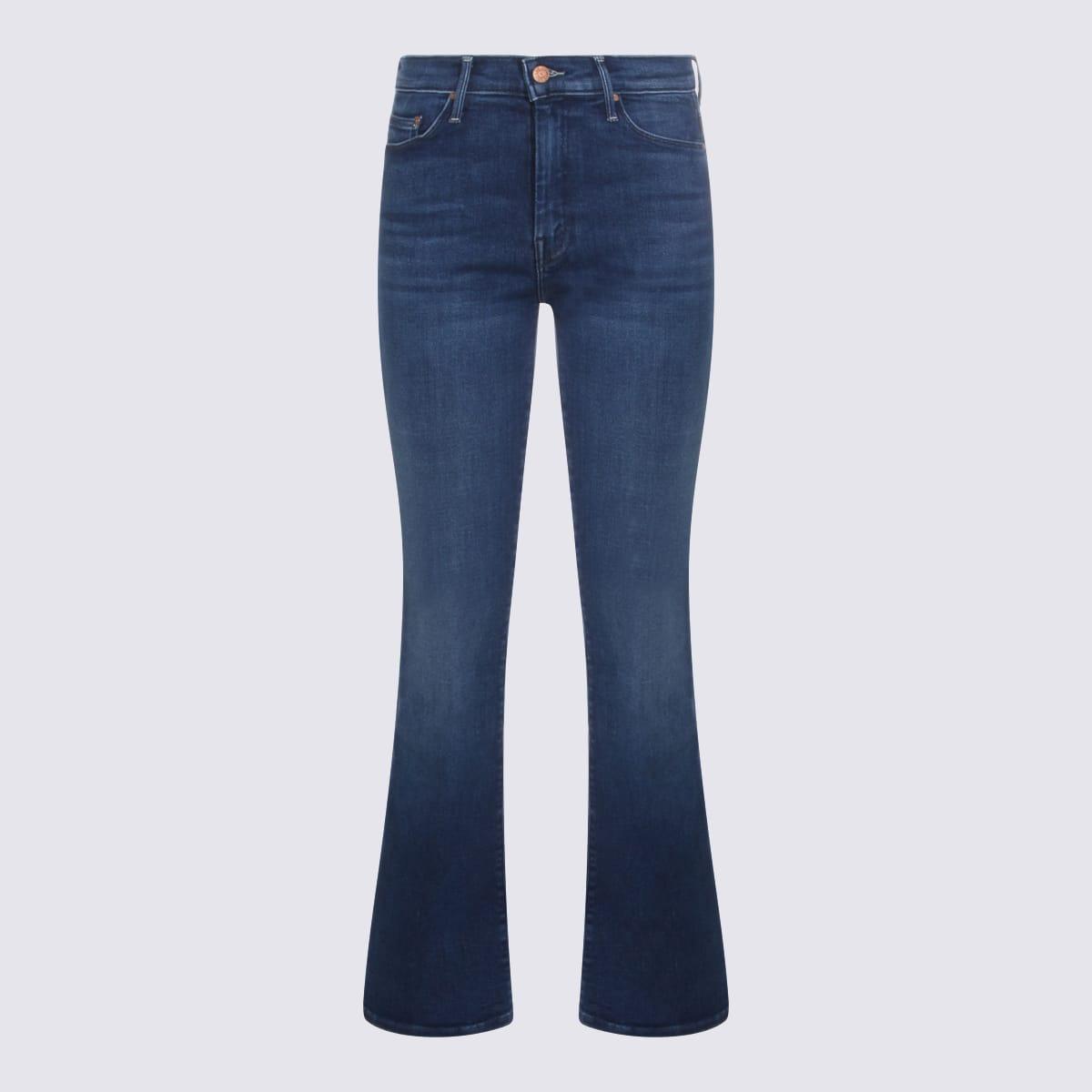 mother blue cotton jeans