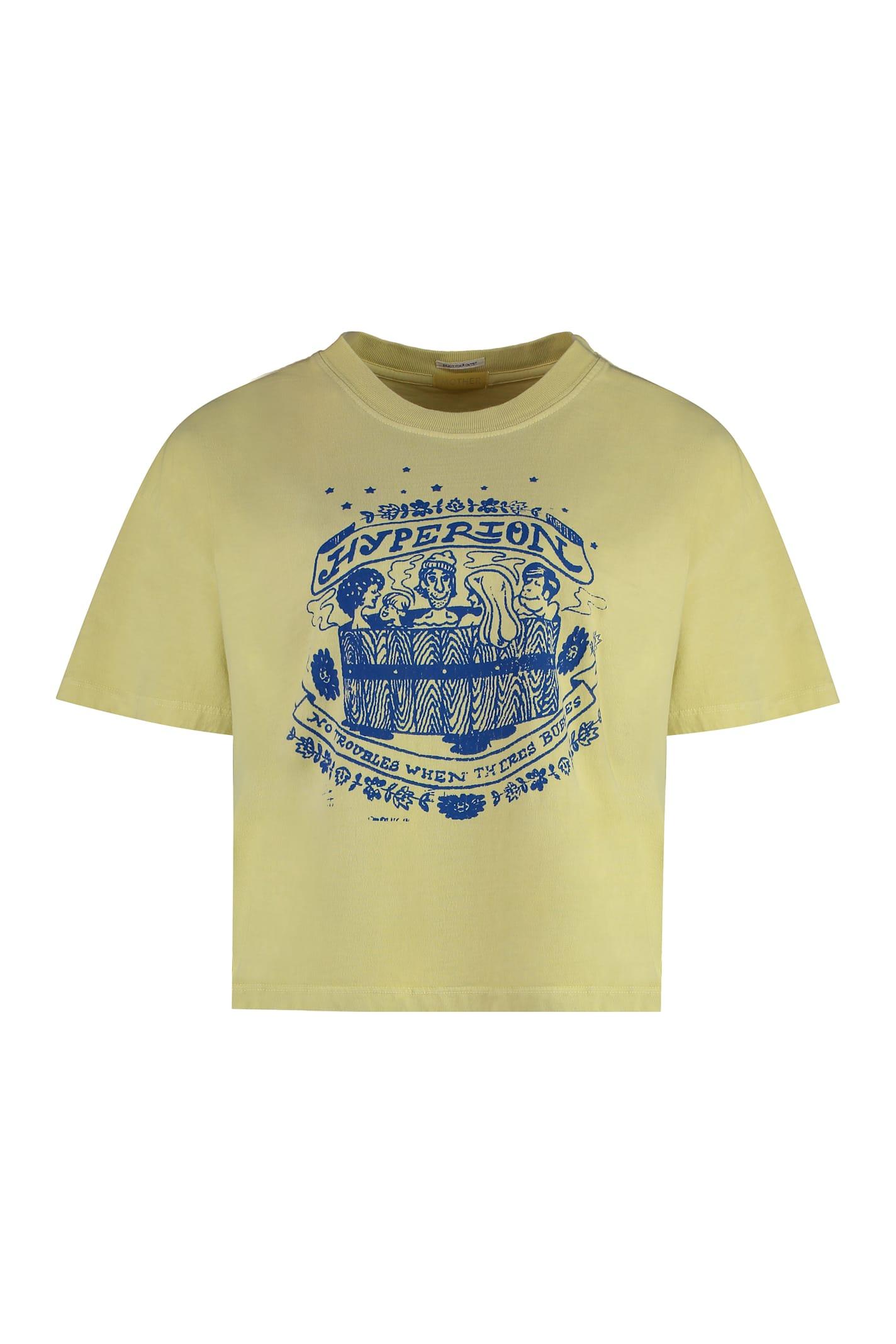 mother cotton crew-neck t-shirt