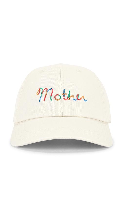 mother hats off hat in white.