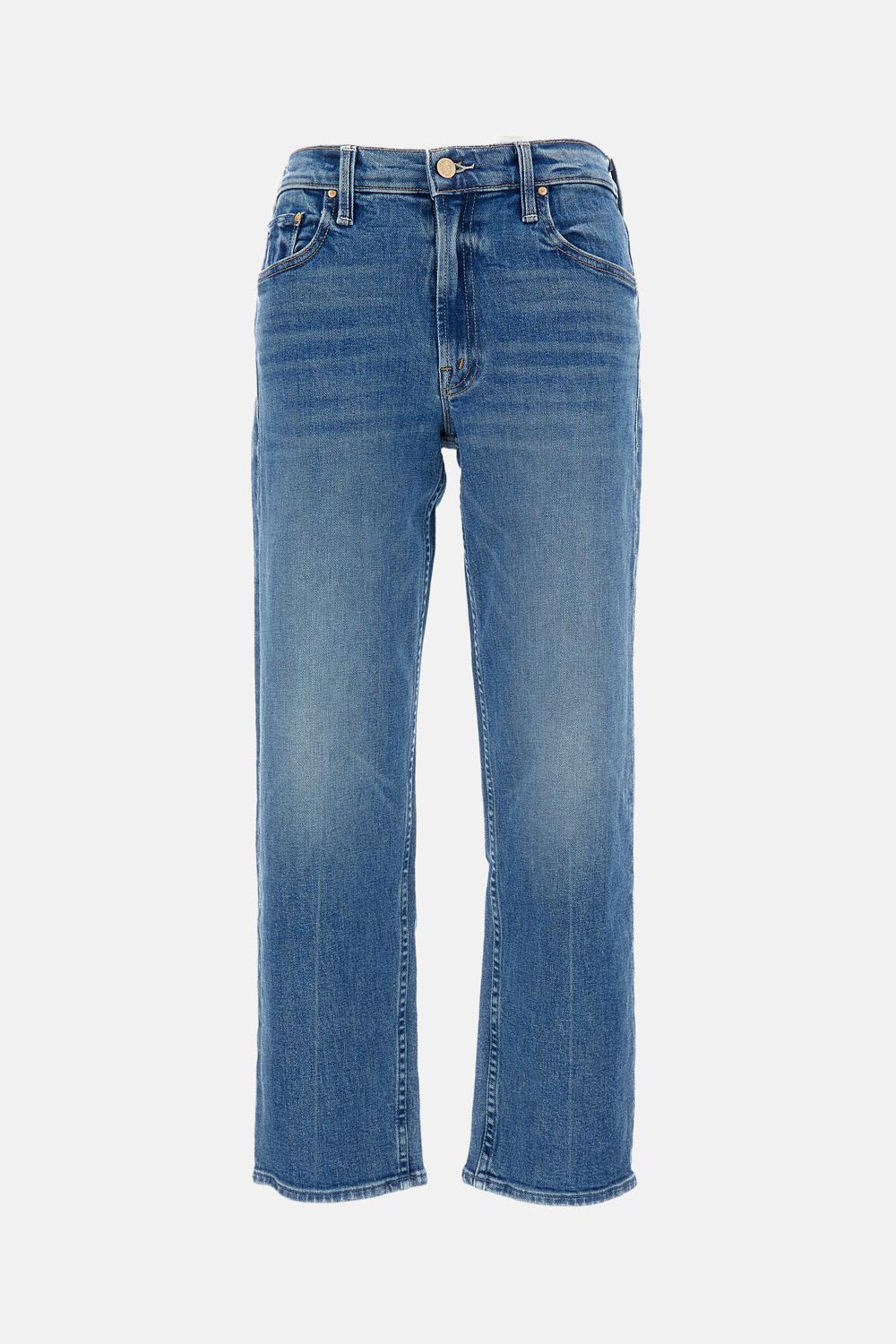mother jeans blue co pu - women