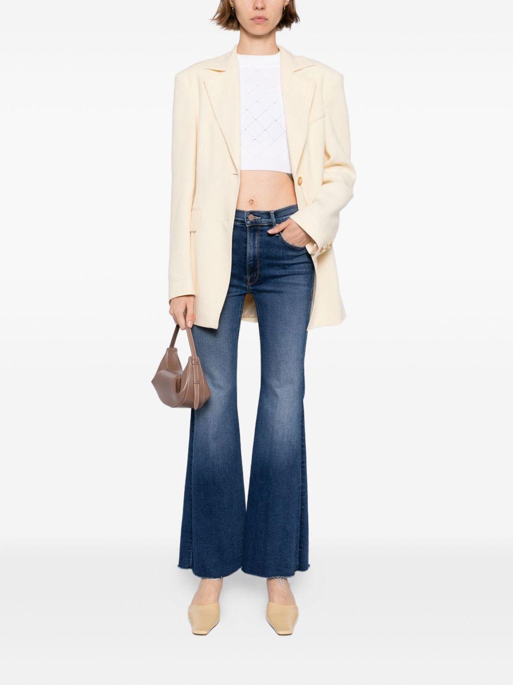 mother jeans blue cotton - women