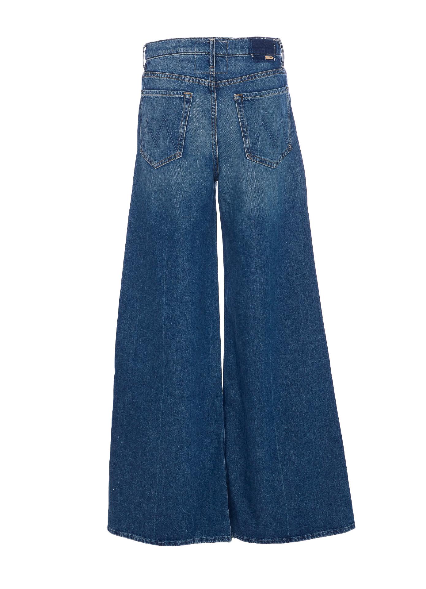 mother jeans blue cotton - women