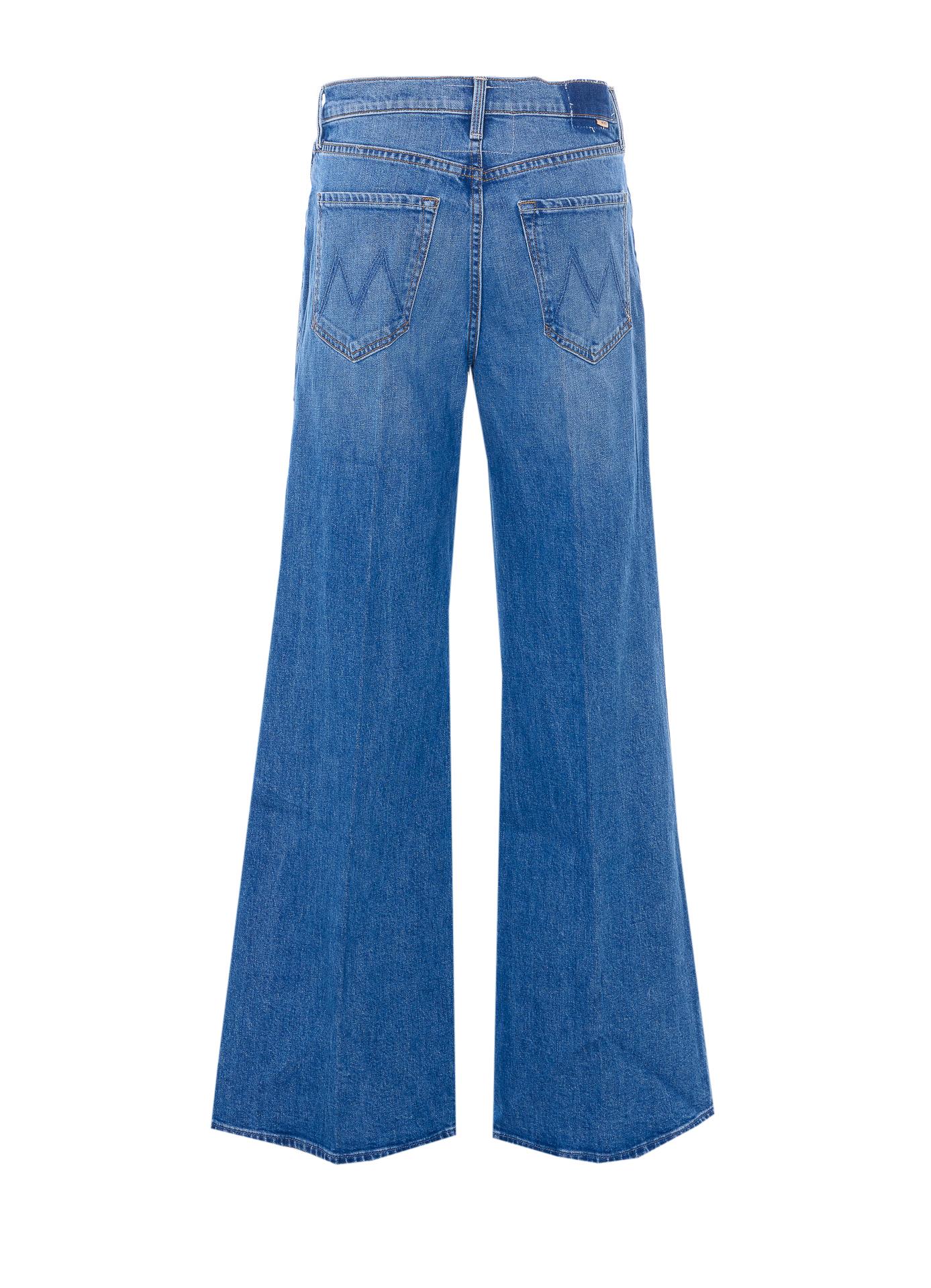 mother jeans blue cotton - women