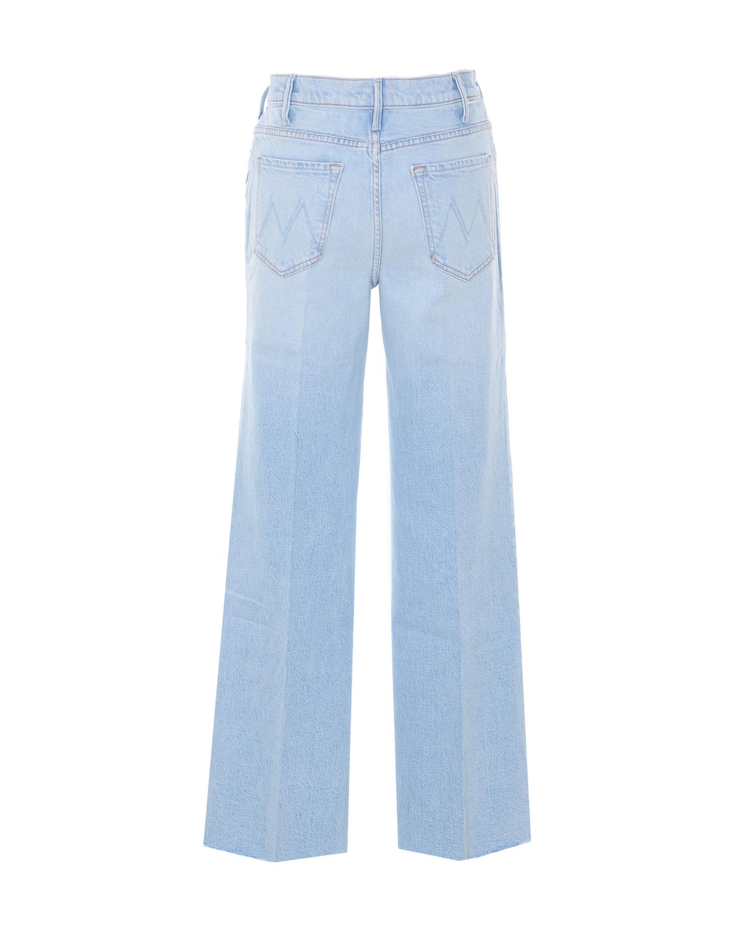 mother jeans blue cotton - women