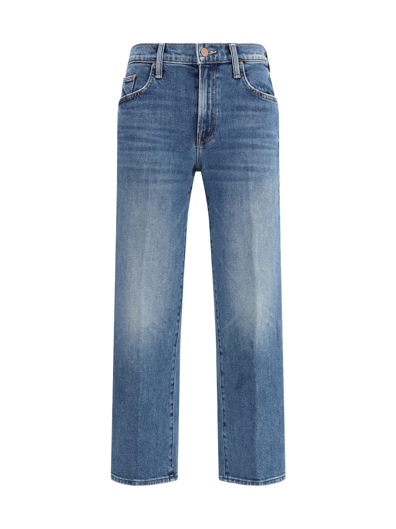 mother mid rise rambler zip ankle fray jeans