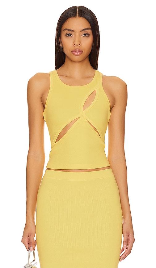 mother of all ariel top in yellow.