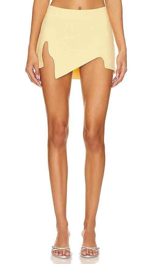 mother of all charlotte skirt in yellow.