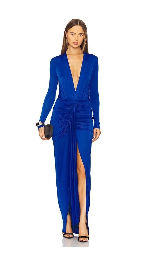 mother of all inaya maxi dress in royal.