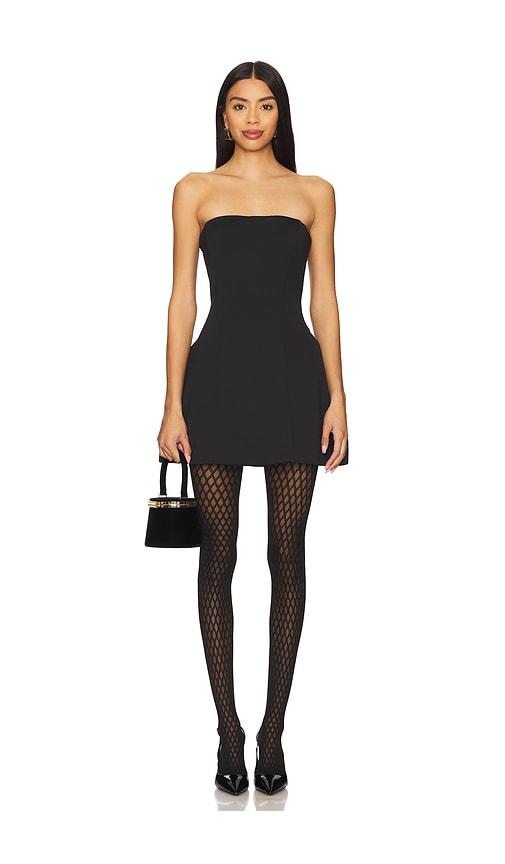 mother of all mariegold dress in black.