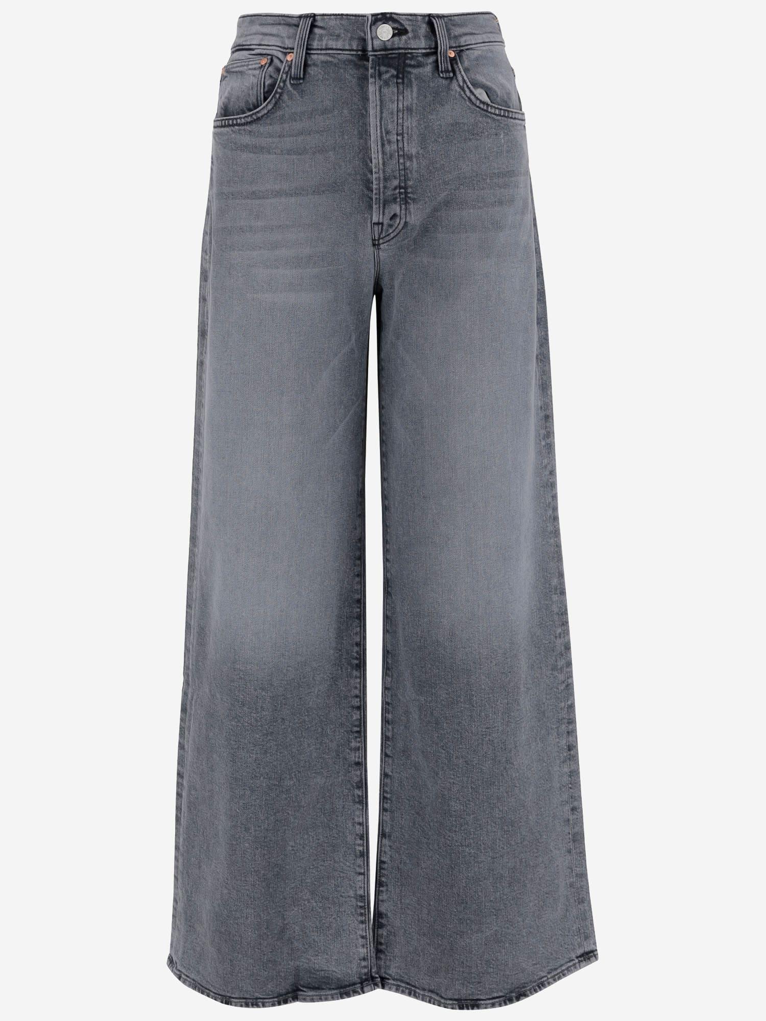 mother stretch cotton jeans