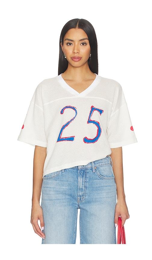 mother the airball top in ivory.