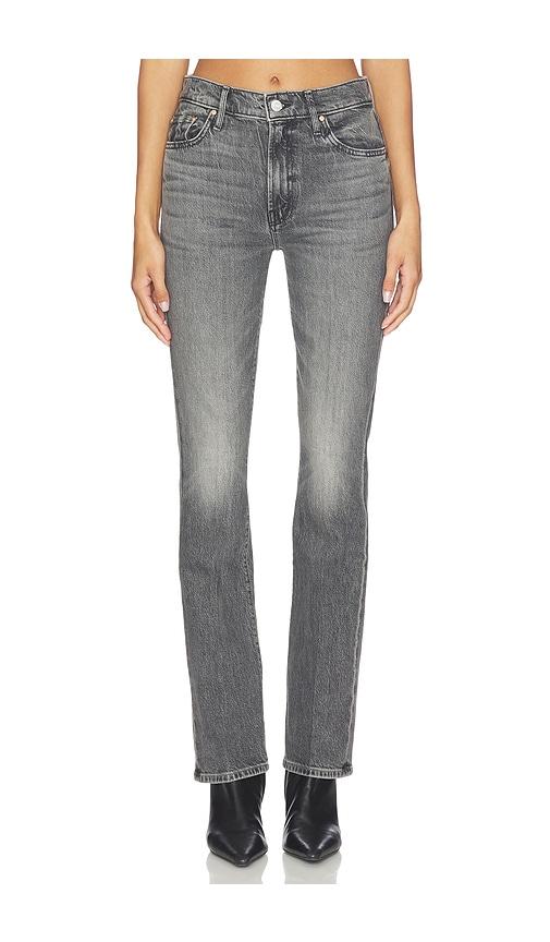 mother the insider skimp jeans in grey.