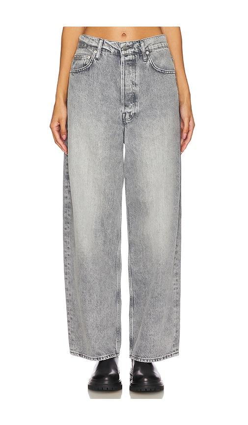mother the main course nerdy jeans in grey.