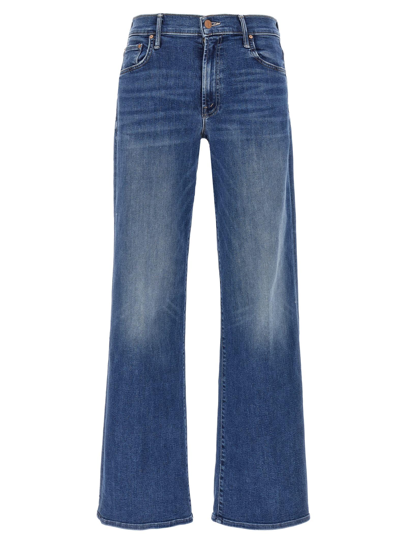 mother the mid rise maven sneak jeans