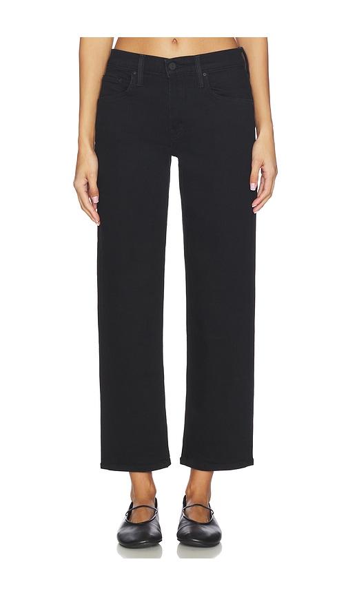 mother the newbie hover jeans in black.