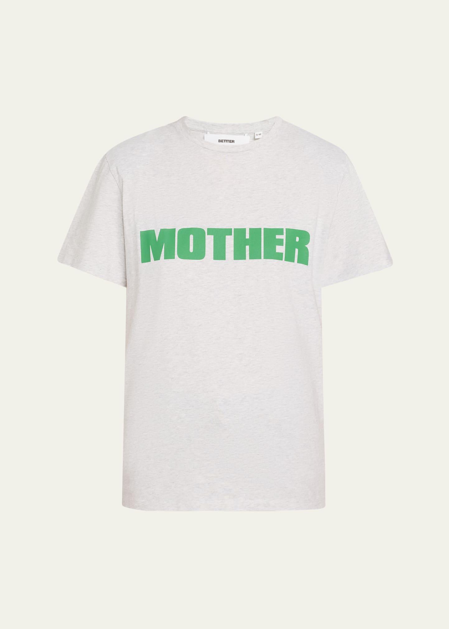 mother typographic cotton t-shirt