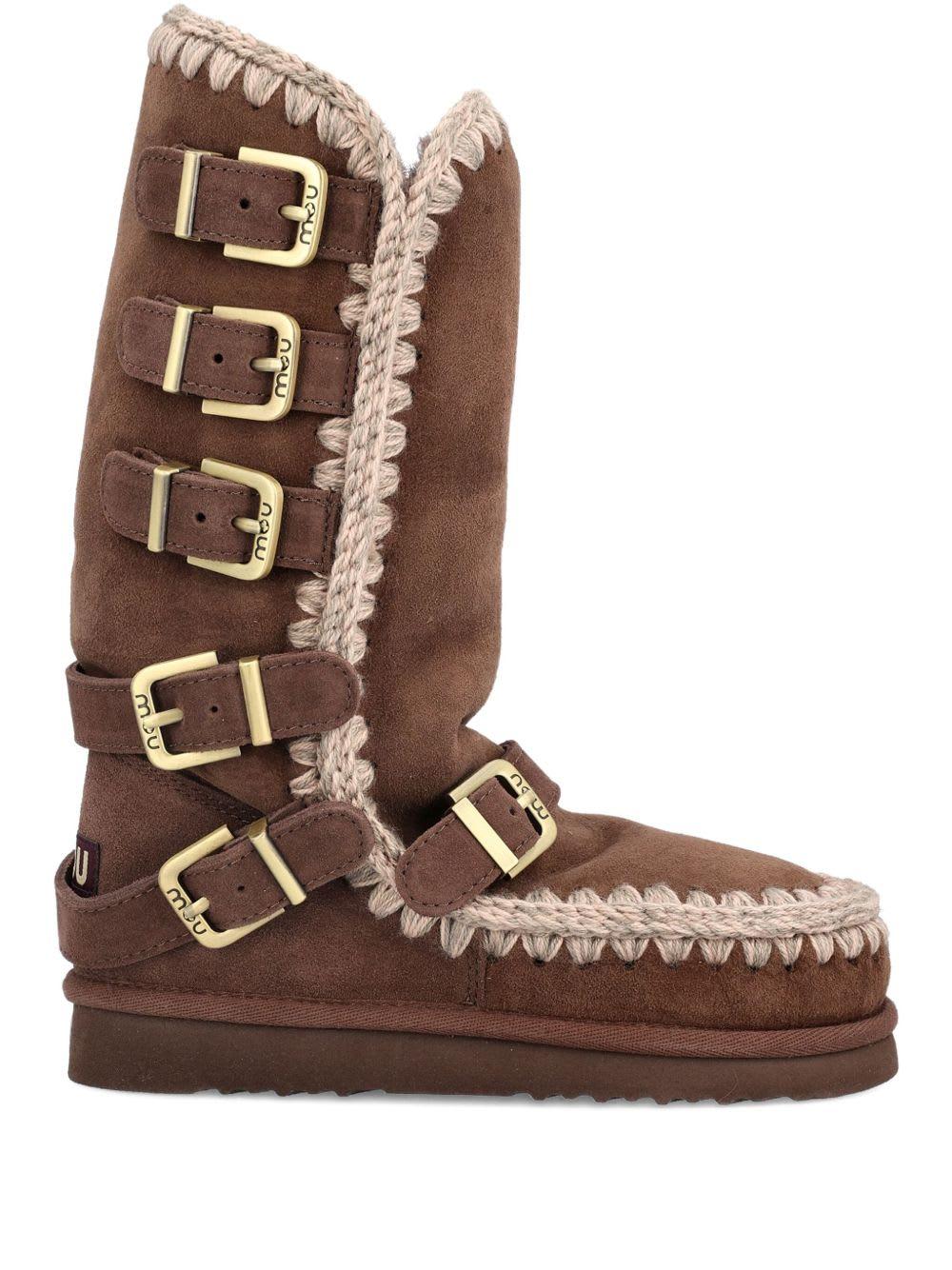 mou eskimo 40 buckle straps boots
