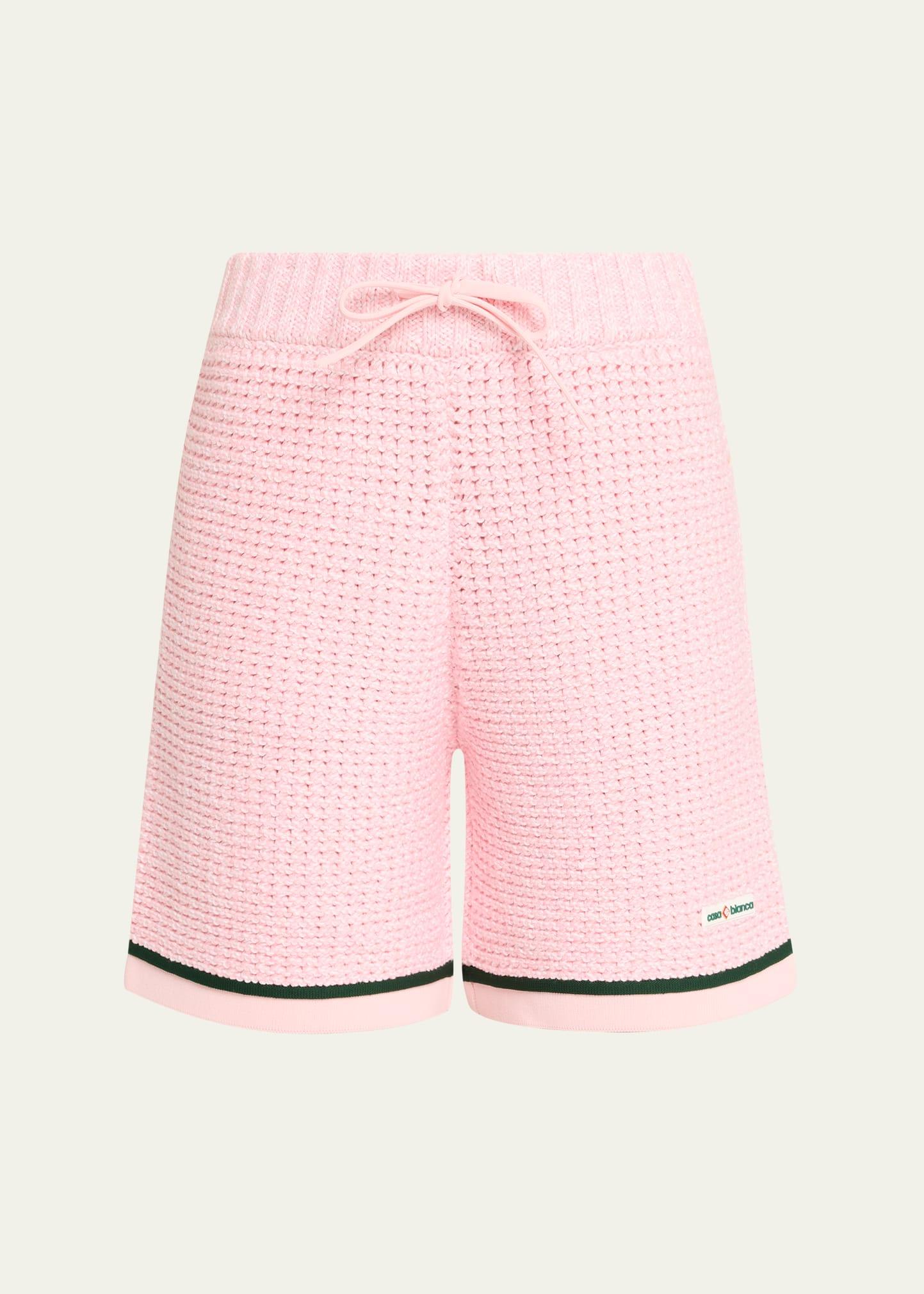 mouline knit bermuda shorts